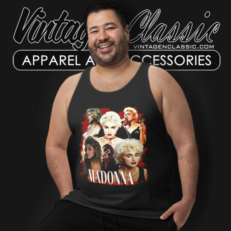 Madonna Shirt Queen Bootleg Rap 90s Style Tank Top Racerback Madonna Shirt Queen Bootleg Rap 90s Style Tank Top Racerback