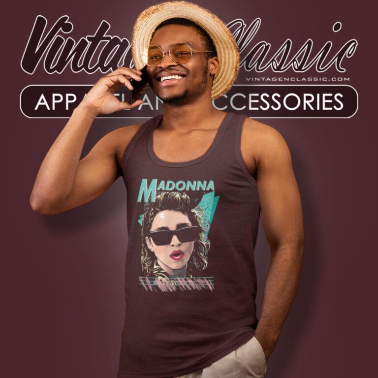 Madonna Shirt Queen Of Pop Tank Top Racerback Madonna Shirt Queen Of Pop Tank Top Racerback