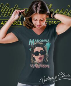 Madonna Shirt Queen Of Pop 5 Madonna Shirt Queen Of Pop V Neck TShirt
