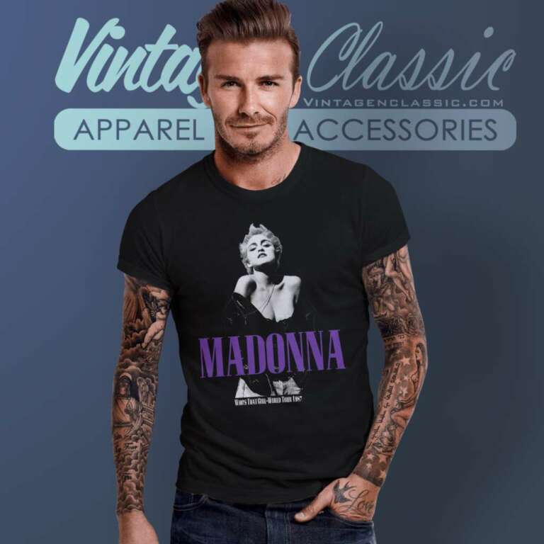 Madonna Shirt Whos That Girl 1987 T Shirt Madonna Shirt Whos That Girl 1987 T Shirt