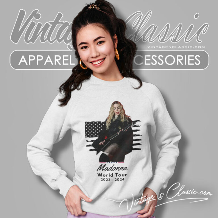 Madonna Shirt World Tour 2023 2024 Concert Sweatshirt Madonna Shirt World Tour 2023 2024 Concert Sweatshirt
