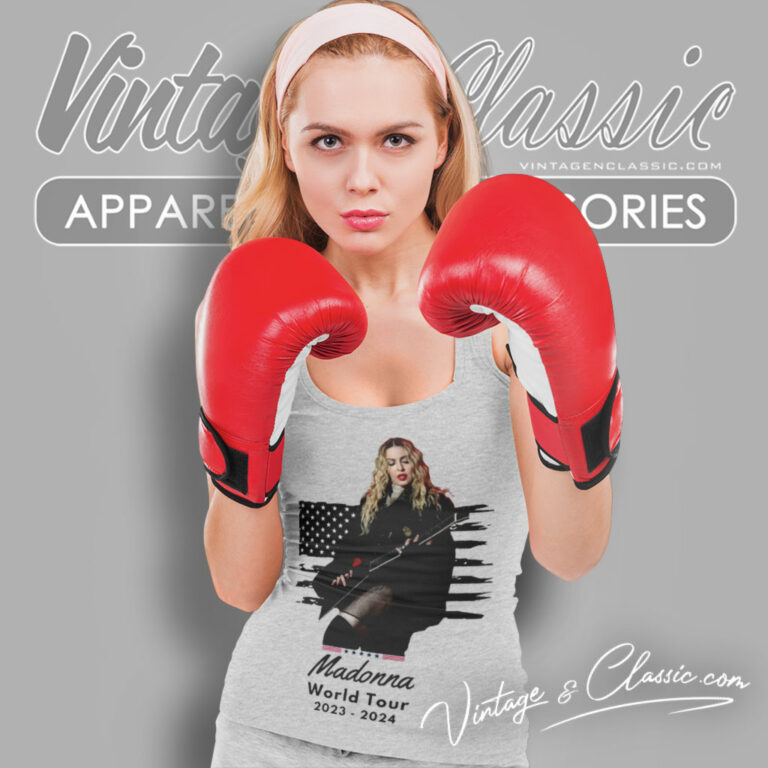 Madonna Shirt World Tour 2023 2024 Concert Tank Top Racerback Madonna Shirt World Tour 2023 2024 Concert Tank Top Racerback