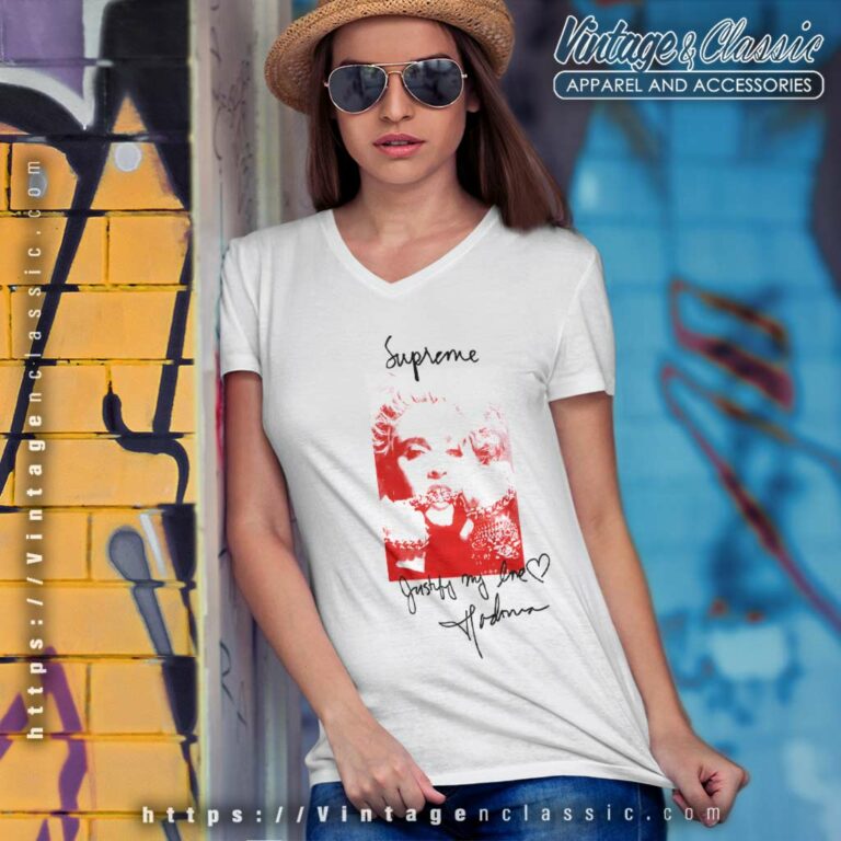 Madonna Supreme V Neck TShirt Madonna Supreme V Neck TShirt