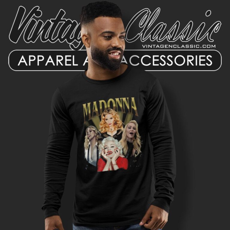 Madonna The Celebration Long Sleeve Tee Madonna The Celebration Long Sleeve Tee