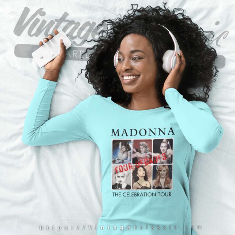 Madonna The Celebration Tour 2023 Long Sleeve Tee Madonna The Celebration Tour 2023 Long Sleeve Tee