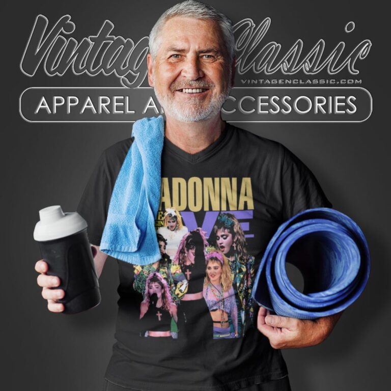 Madonna The Celebration Tour 2024 V Neck TShirt Madonna The Celebration Tour 2024 V Neck TShirt