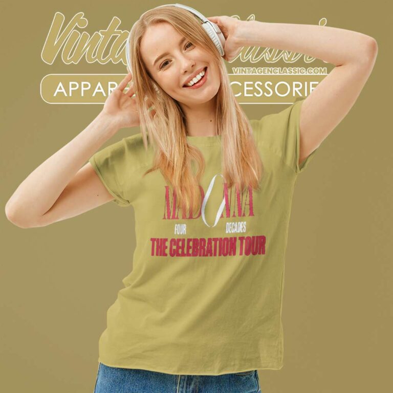 Madonna The Celebration Tour Logo Shirt Women TShirt Madonna The Celebration Tour Logo Shirt Women TShirt