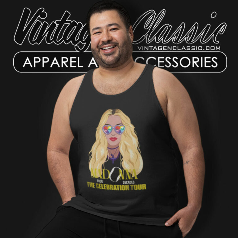 Madonna The Celebration Tour Tank Top Racerback Madonna The Celebration Tour Tank Top Racerback