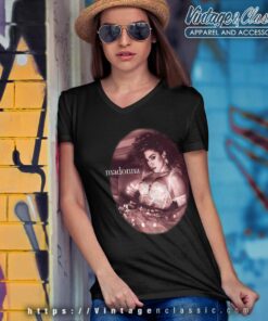 Madonna The Virgin World Tour V Neck TShirt