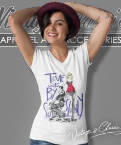 Madonna Time Goes By So Slowly V Neck TShirt