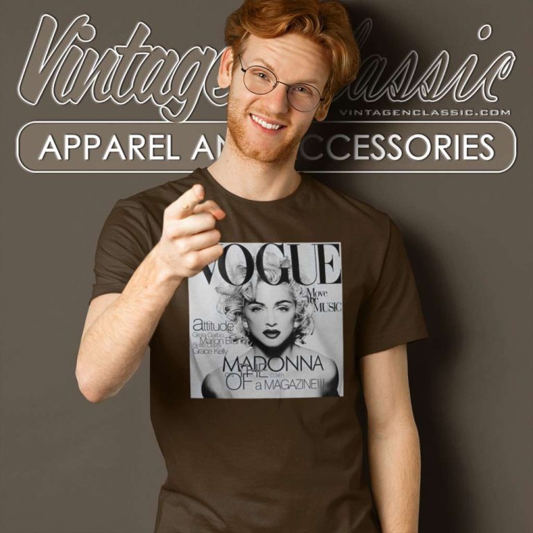 Madonna Vogue Of A Magazine T Shirt Madonna Vogue Of A Magazine T Shirt