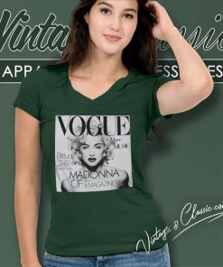 Madonna Vogue Of A Magazine V Neck TShirt