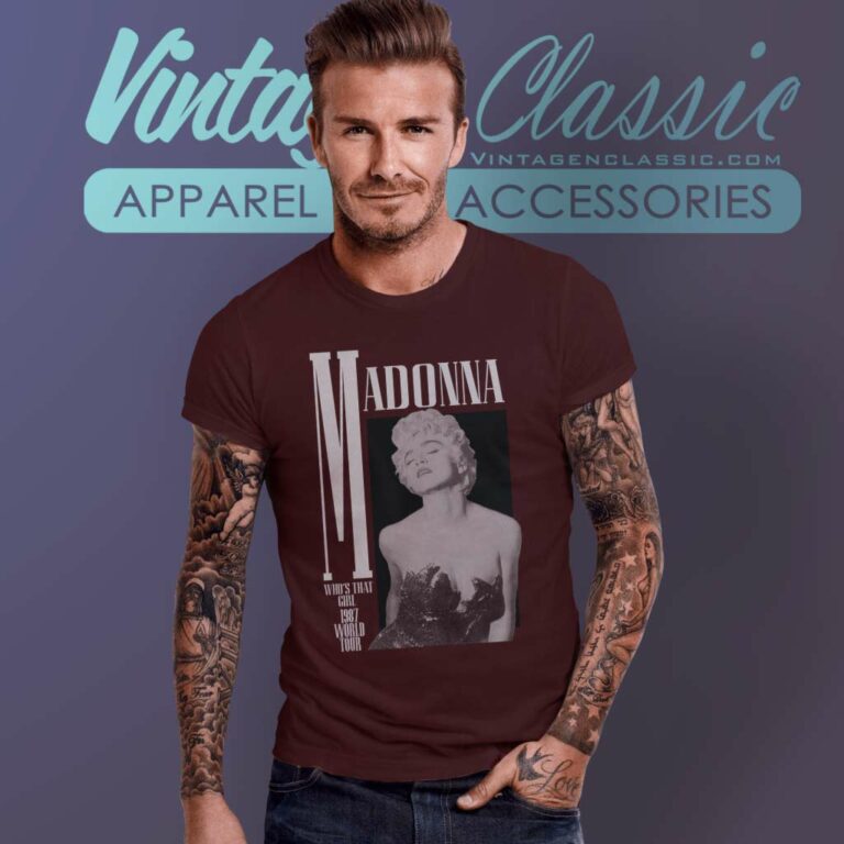 Madonna Whos That Girl T Shirt Madonna Whos That Girl T Shirt