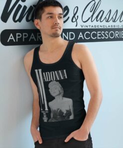 Madonna Whos That Girl Tank Top Racerback