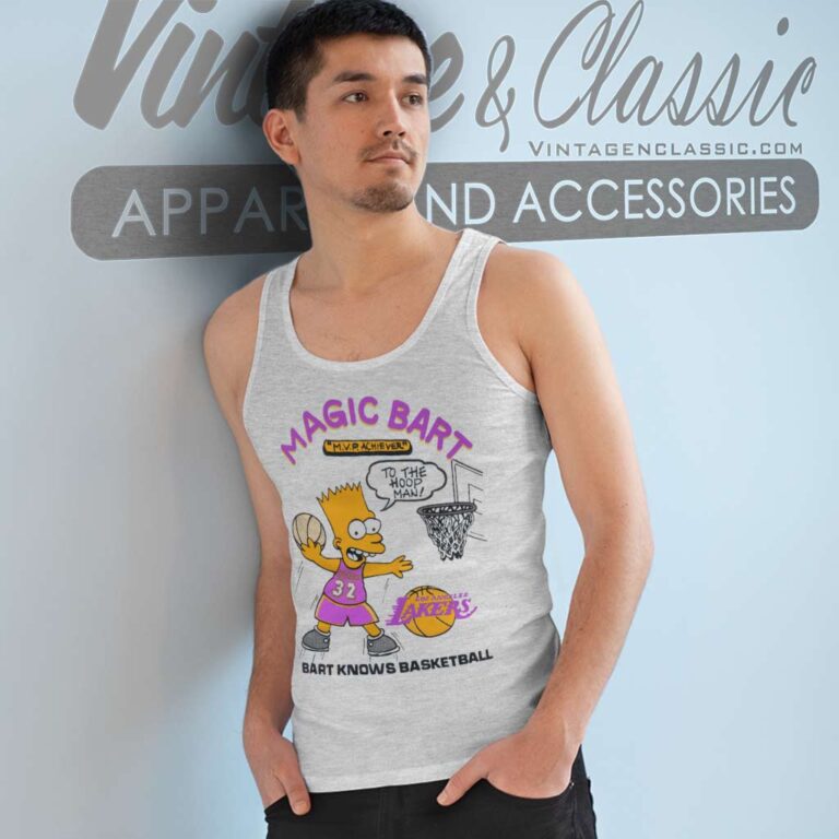 Magic Bart Bootleg Magic Bart Simpson Tank Top Racerback Magic Bart Bootleg Magic Bart Simpson Tank Top Racerback