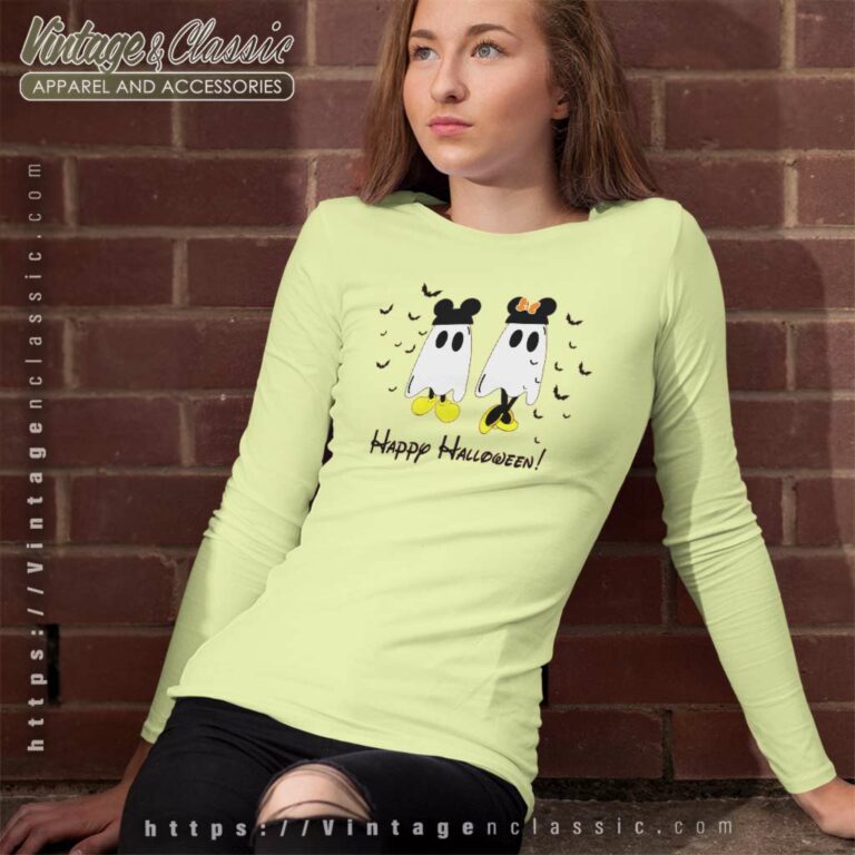 Magical Halloween Mickey Ghosts Long Sleeve Tee Magical Halloween Mickey Ghosts Long Sleeve Tee
