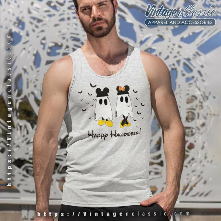 Magical Halloween Mickey Ghosts Tank Top Racerback Magical Halloween Mickey Ghosts Tank Top Racerback