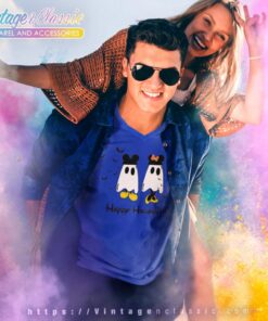 Magical Halloween Mickey Ghosts V Neck TShirt