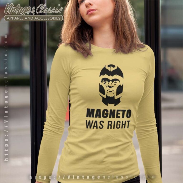 Magneto Was Right 2023 Long Sleeve Tee Magneto Was Right 2023 Long Sleeve Tee