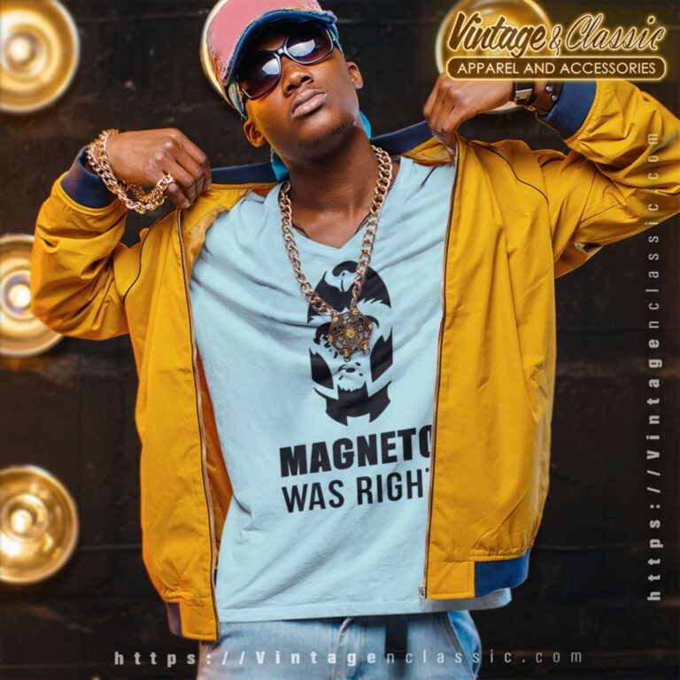 Magneto Was Right 2023 V Neck TShirt Magneto Was Right 2023 V Neck TShirt