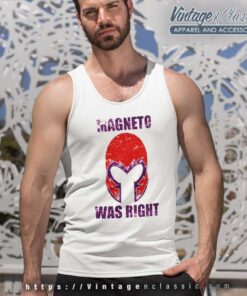 Magneto Was Right Tank Top Racerback