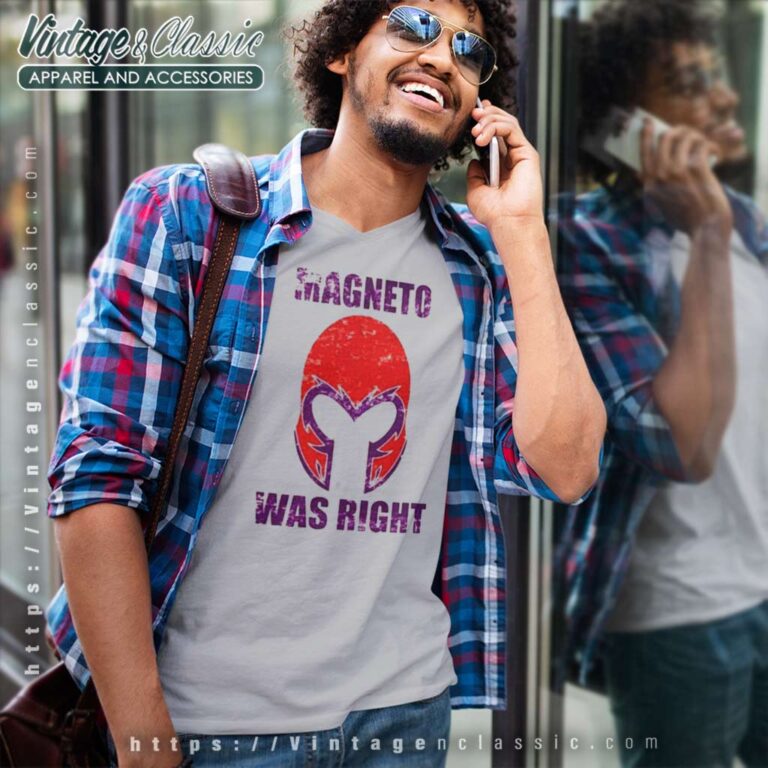 Magneto Was Right V Neck TShirt Magneto Was Right V Neck TShirt