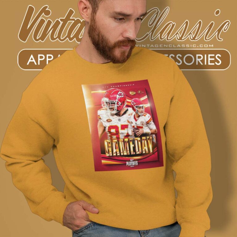 Mahomes Kelce Chiefs Afc Championship Games Sweatshirt Mahomes Kelce Chiefs Afc Championship Games Sweatshirt
