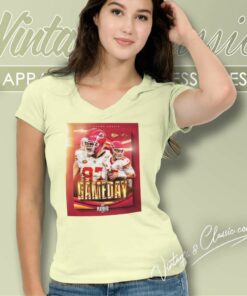 Mahomes Kelce Chiefs Afc Championship Games V Neck TShirt