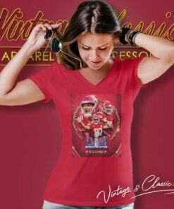 Mahomes Kelce Chiefs Super Bowl Lviii Bound V Neck TShirt