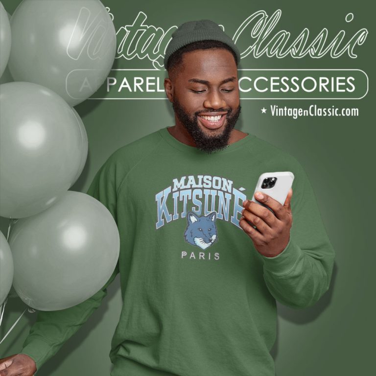 Maison Kitsune Campus Fox Sweatshirt Maison Kitsune Campus Fox Sweatshirt