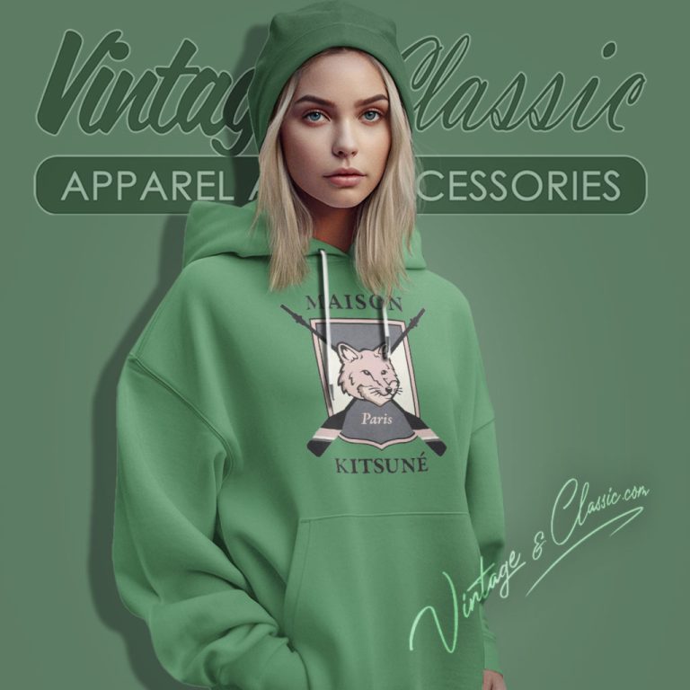 Maison Kitsune College Fox Hoodie Maison Kitsune College Fox Hoodie