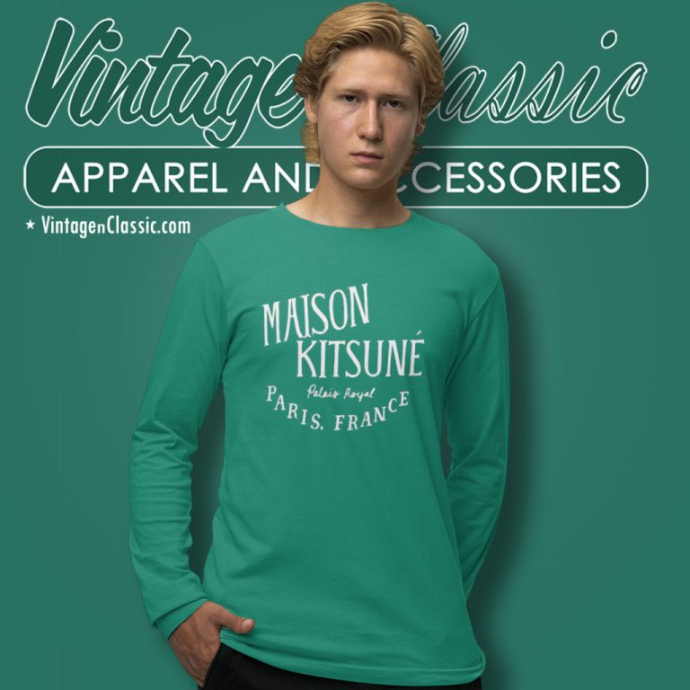 Maison Kitsune Palais Royal Long Sleeve Tee Maison Kitsune Palais Royal Long Sleeve Tee