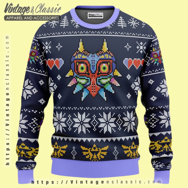 Majoras Mask Legend Zelda Ugly Christmas Sweater Ugly Christmas Sweater Majoras Mask Legend Zelda Ugly Christmas Sweater Ugly Christmas Sweater