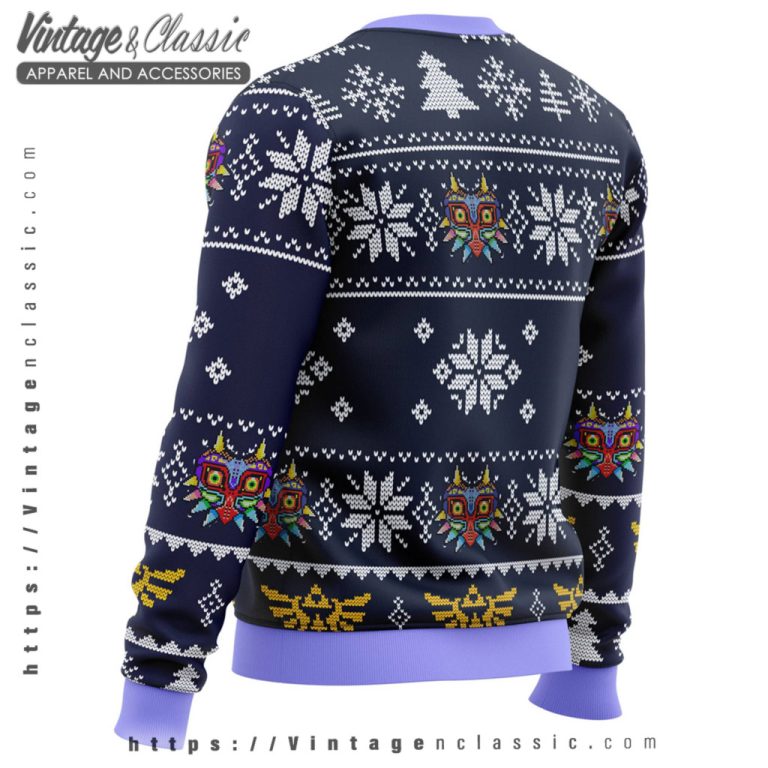 Majoras Mask Legend Zelda Ugly Christmas Sweater Ugly Sweater 2 Majoras Mask Legend Zelda Ugly Christmas Sweater Ugly Sweater 2