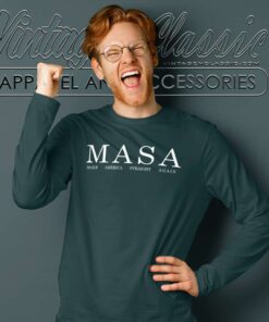 Make America Straight Again Masa Long Sleeve Tee