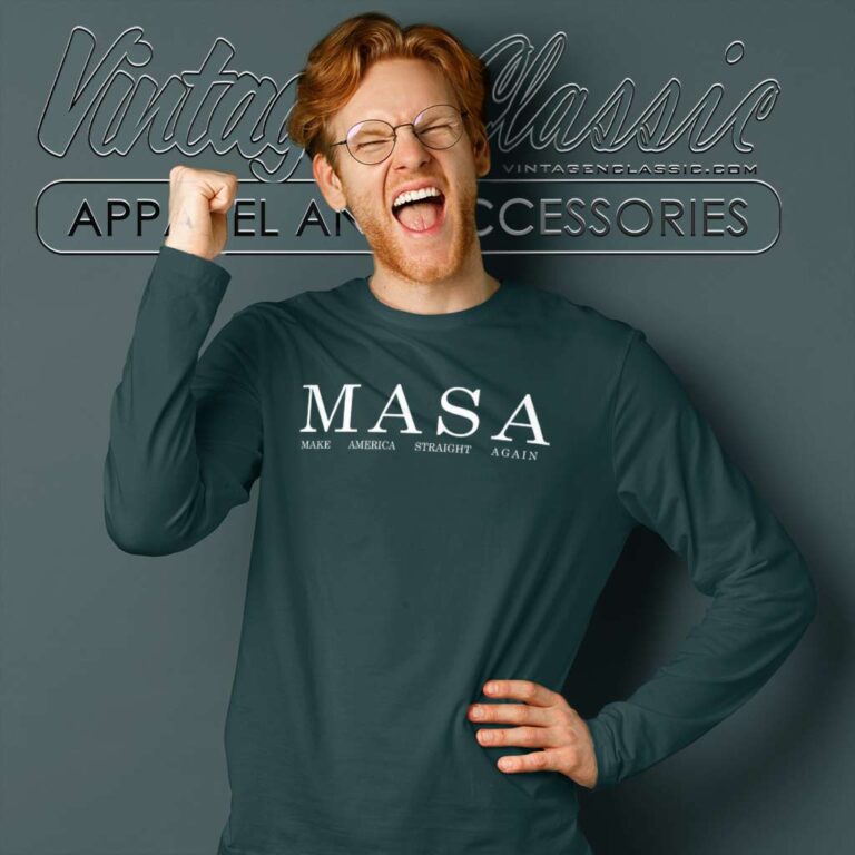 Make America Straight Again Masa Long Sleeve Tee Make America Straight Again Masa Long Sleeve Tee
