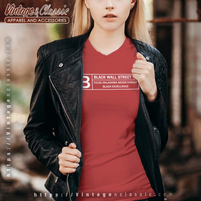 Malcolm Wearing Black Wall Street Vneck Malcolm Wearing Black Wall Street Vneck