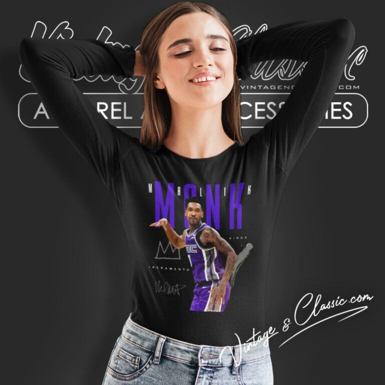 Malik Monk Sacramento Kings Signature Long Sleeve Tee Malik Monk Sacramento Kings Signature Long Sleeve Tee