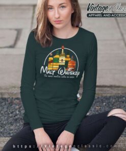 Malt Whiskey Disney Parody Long Sleeve Tee
