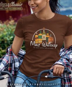 Malt Whiskey Disney Parody Women TShirt