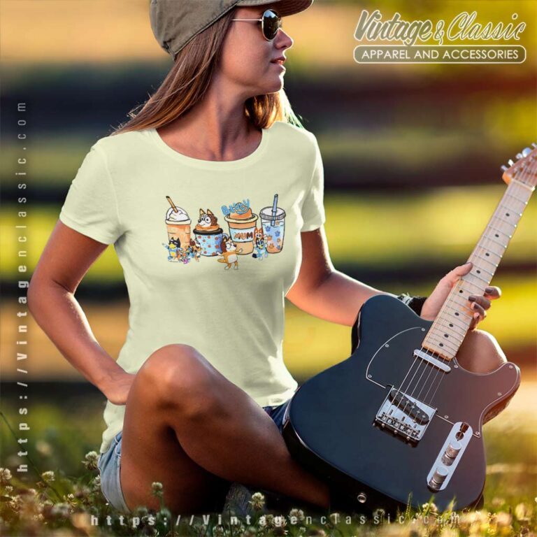 Mama Bluey Coffee Bluey Mothers Day Women TShirt Mama Bluey Coffee Bluey Mothers Day Women TShirt