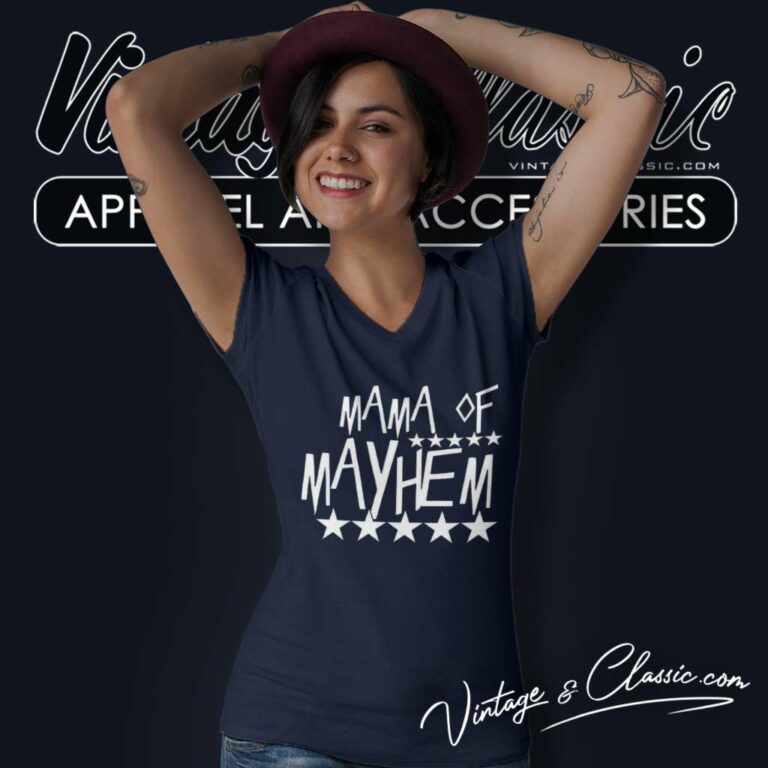 Mama Of Mayhem Shirt Norway Rock V Neck TShirt Mama Of Mayhem Shirt Norway Rock V Neck TShirt