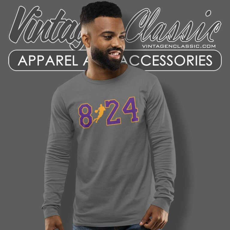 Mamba Kobe Bryant 8 24 Basketball Goat Los Angeles Lakers Long Sleeve Tee Mamba Kobe Bryant 8 24 Basketball Goat Los Angeles Lakers Long Sleeve Tee