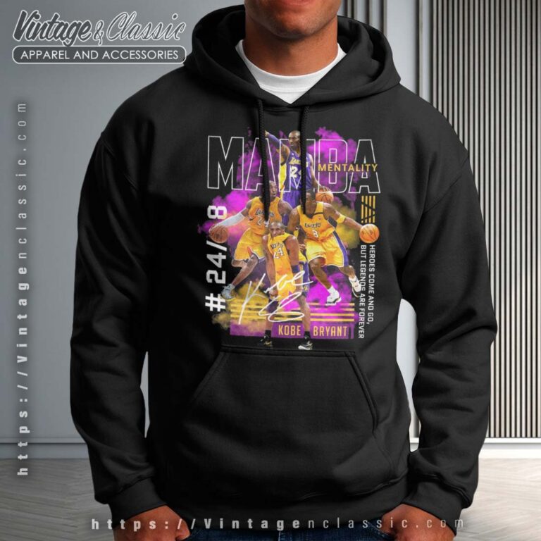 Mamba Mentality Kobe Bryant Black Hoodie Mamba Mentality Kobe Bryant Black Hoodie