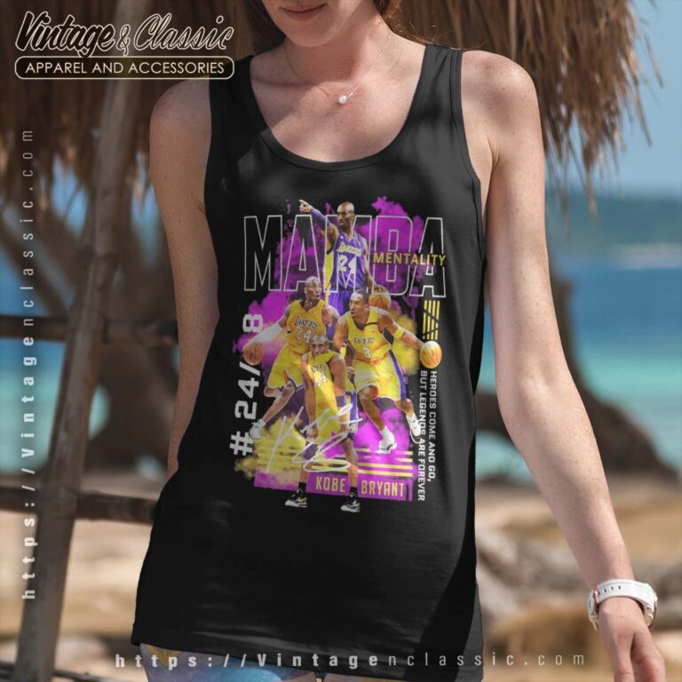 Mamba Mentality Kobe Bryant Tank Top Mamba Mentality Kobe Bryant Tank Top