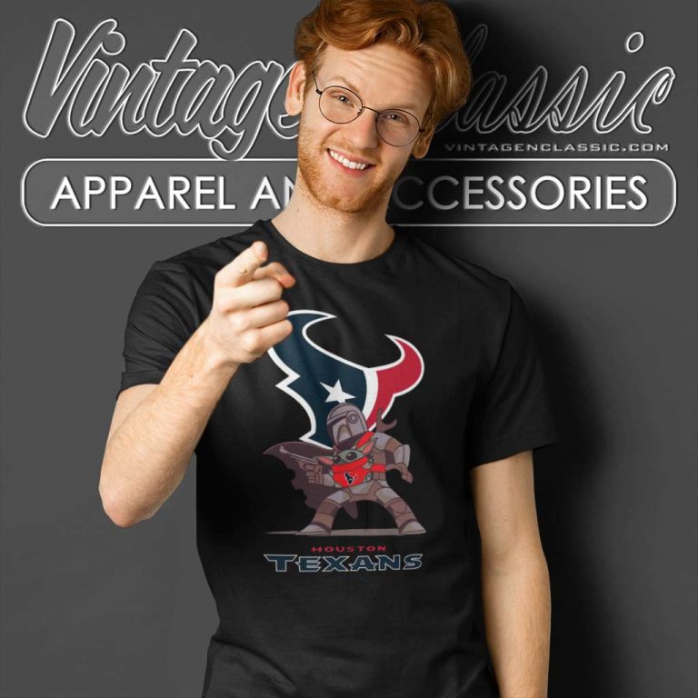 Mandalorian Baby Yoda Houston Texans T Shirt Mandalorian Baby Yoda Houston Texans T Shirt