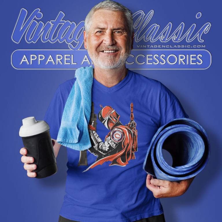 Mandalorian Chicago Bears V Neck TShirt Mandalorian Chicago Bears V Neck TShirt