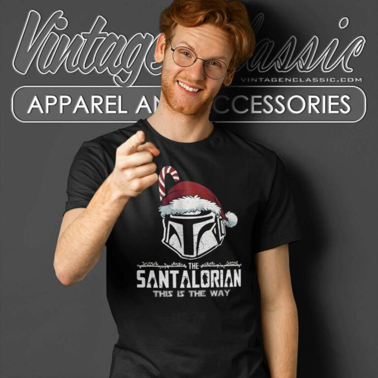 Mandalorian Christmas Santalorian This Is The Way T Shirt Mandalorian Christmas Santalorian This Is The Way T Shirt
