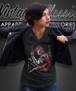 Mandalorian Houston Texans V Neck TShirt