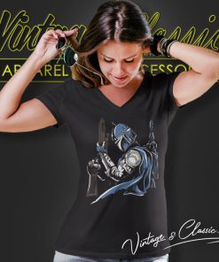Mandalorian Los Angeles Chargers V Neck TShirt